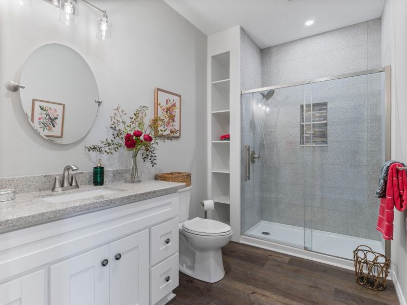 Furnished interior view inside a new home in , Sargent (Image 13). Furnished interior view inside a new home in , Sargent (Image 13).