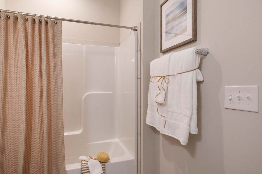 Representative furnished interior of a home built from the Carver by Caviness & Cates Communities in Maggie Way, Wendell (Image 136).