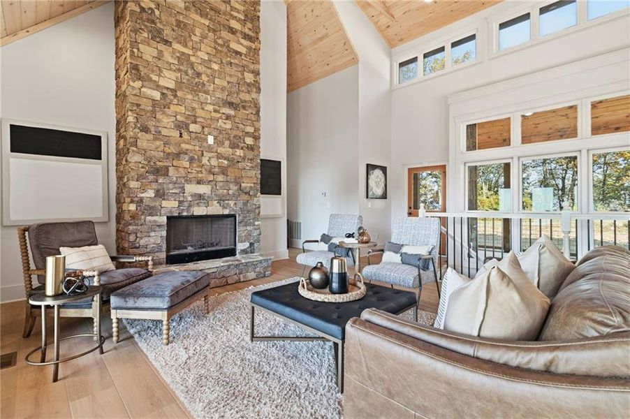 Furnished interior view inside a new home in , Jasper (Image 18). Furnished interior view inside a new home in , Jasper (Image 18).