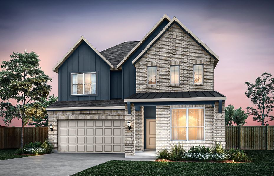 Representative exterior photo of a completed home built from the La Plata by Pulte Homes in Kuempel Farms, Pflugerville, TX (Image 22).
