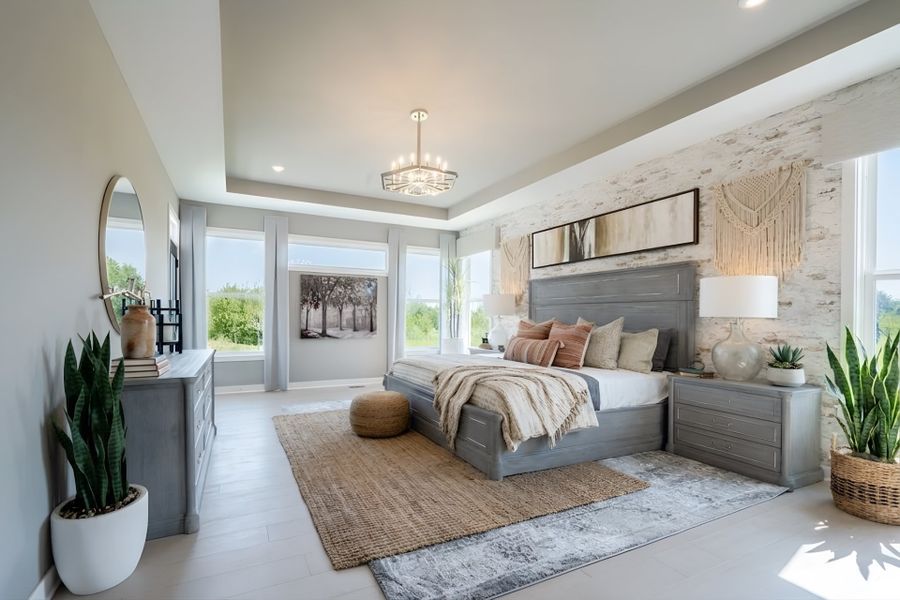 Furnished interior view inside a new home in Woodberry, Canton (Image 14).
