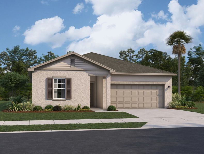 Representative exterior photo of a completed home built from the Equinox by Starlight Homes in Hawks Run, Kissimmee, FL (Image 23). Representative exterior photo of a completed home built from the Equinox by Starlight Homes in Hawks Run, Kissimmee, FL (Image 23).