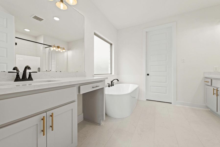 Furnished interior view inside a new home in The Groves, Humble (Image 6).