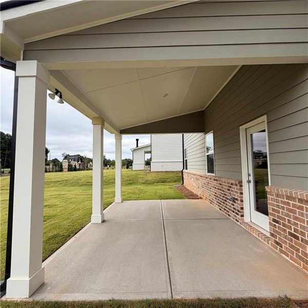 Exterior details and patio area of a home in Fowler Farms, Auburn (Image 15).