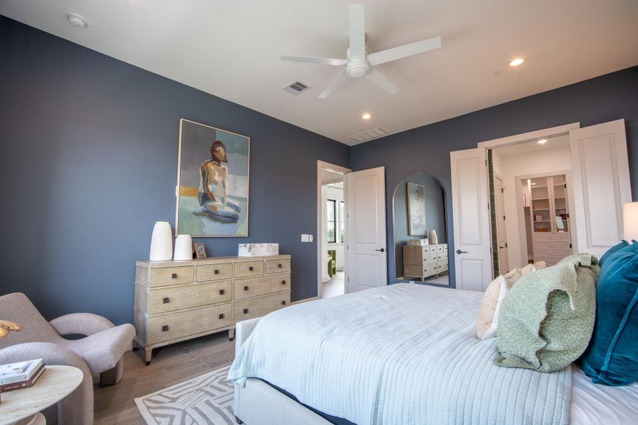 Furnished interior view inside a new home in Spring Valley Creek, Houston (Image 31).