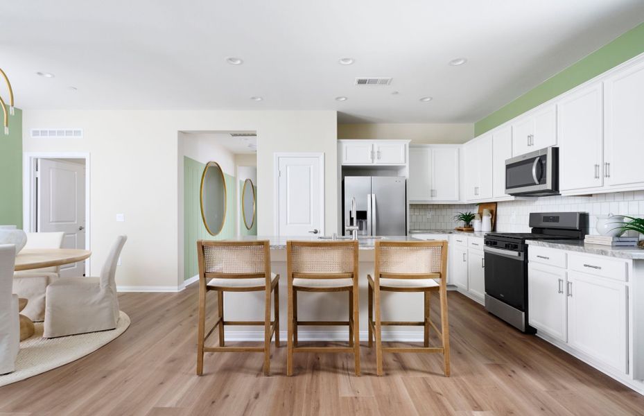 Representative furnished interior of a home built from the Bayley by Del Webb in Sun City Festival, Buckeye (Image 12).