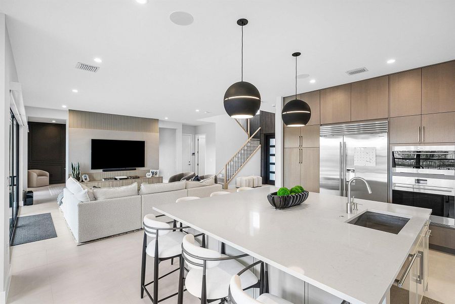 Furnished interior view inside a new home in , Boca Raton (Image 71). Furnished interior view inside a new home in , Boca Raton (Image 71).