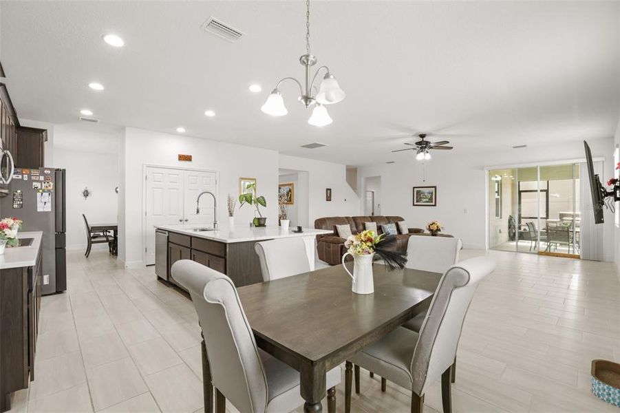Furnished interior view inside a new home in Beresford Woods, Deland (Image 38). Furnished interior view inside a new home in Beresford Woods, Deland (Image 38).