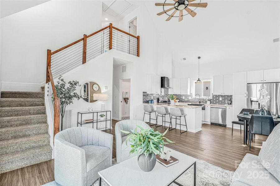 Furnished interior view inside a new home in , Cherryville (Image 11). Furnished interior view inside a new home in , Cherryville (Image 11).