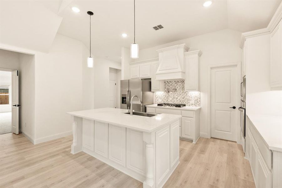 Furnished interior view inside a new home in West Crossing, Anna (Image 15). Furnished interior view inside a new home in West Crossing, Anna (Image 15).