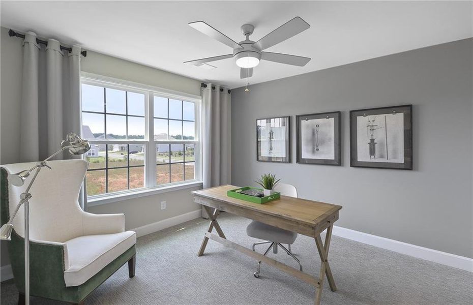 Furnished interior view inside a new home in Sierra Creek, Hoschton (Image 6).