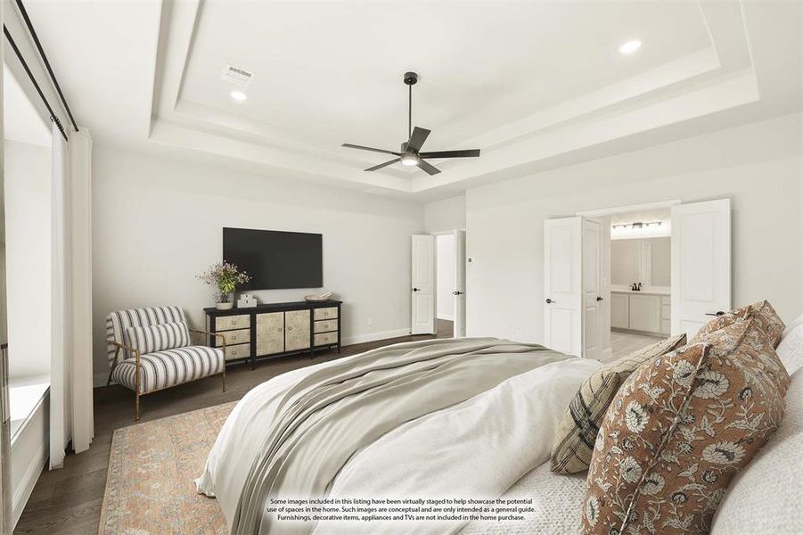 Furnished interior view inside a new home in Legacy Ranch Classic 60, Melissa (Image 13). Furnished interior view inside a new home in Legacy Ranch Classic 60, Melissa (Image 13).