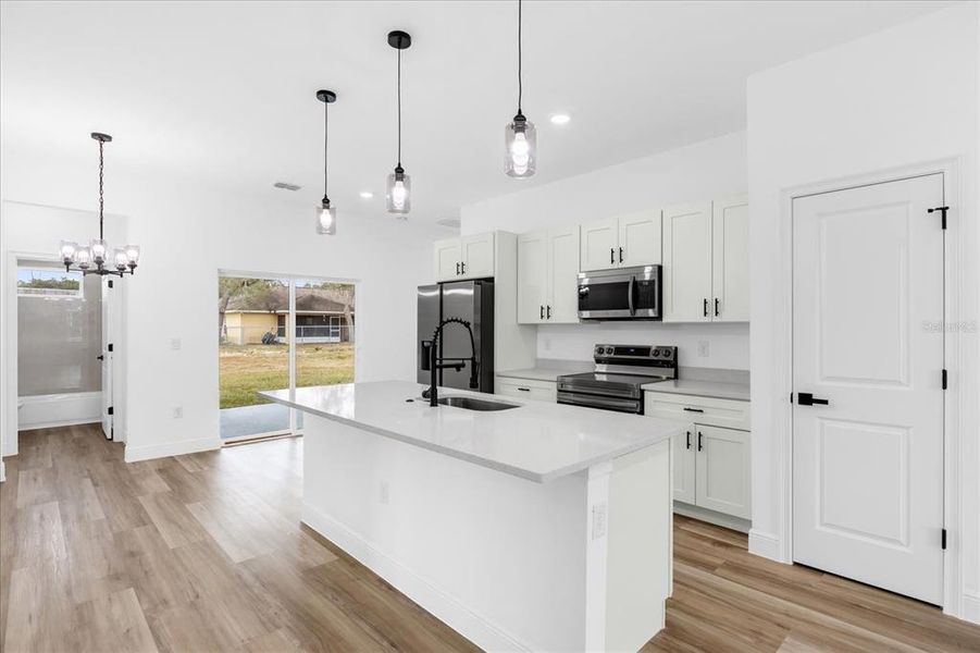Furnished interior view inside a new home in , Ocala (Image 10).
