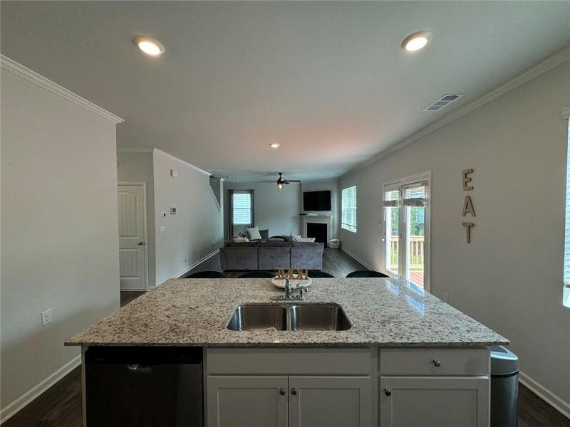 Furnished interior view inside a new home in , Dallas (Image 8).