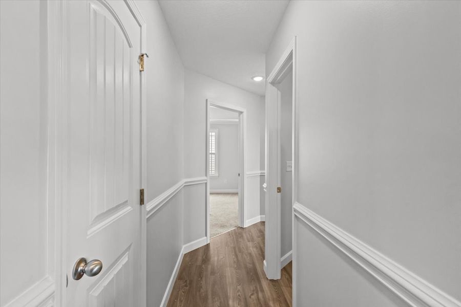 Representative unfurnished interior of a home built from the Ellison by Enchanted Homes in Hampshire Heights, Moore (Image 42).