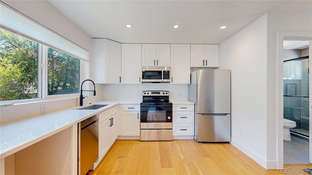 Furnished interior view inside a new home in , Denver (Image 15).
