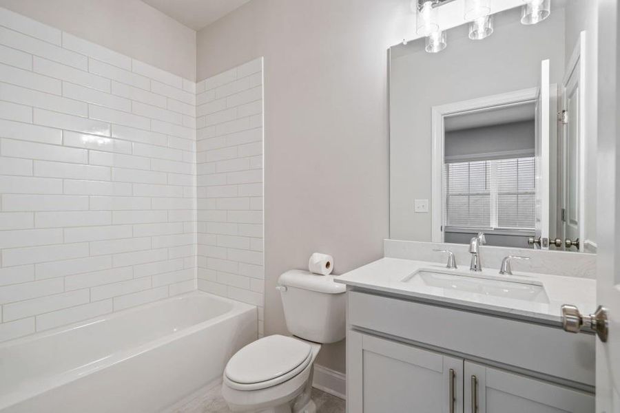 Furnished interior view inside a new home in Millcroft Townhomes, Buford (Image 26).