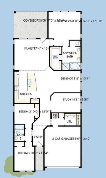 The success of a floor plan is the way you can move through it…You’ll be amazed at how well this home lives…We call it traffic patterns.