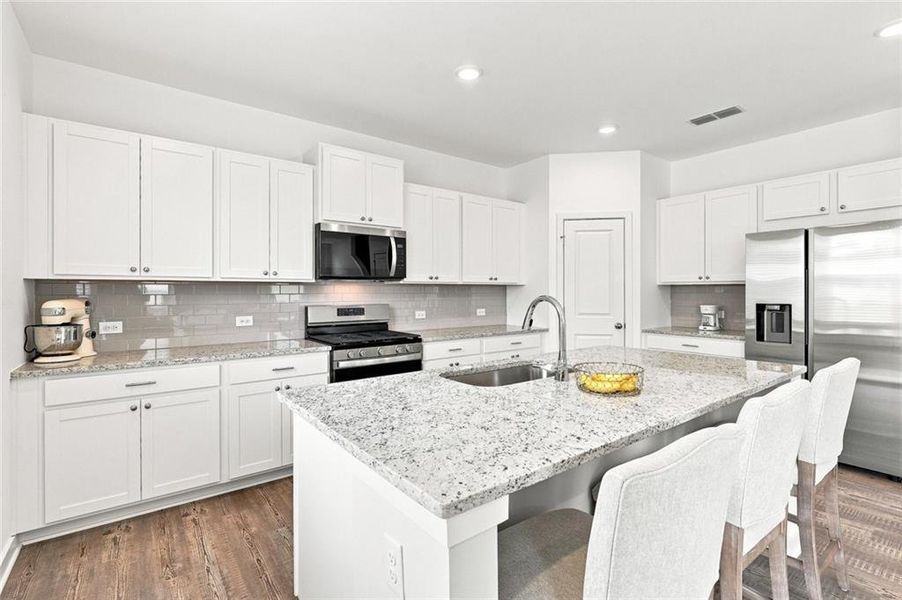 Furnished interior view inside a new home in , Grayson (Image 18).