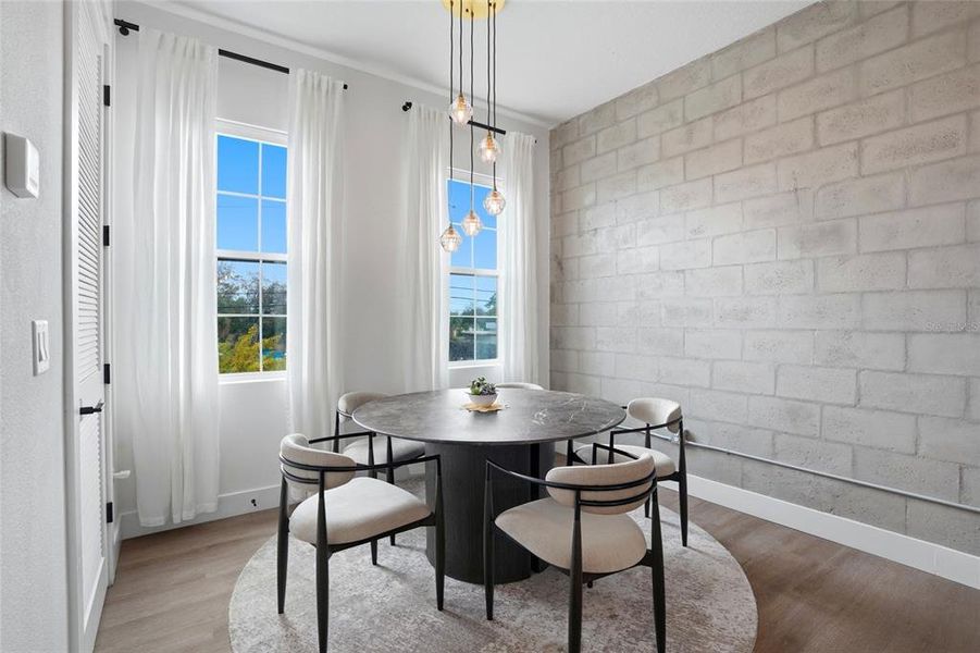 Furnished interior view inside a new home in , St. Petersburg (Image 3).