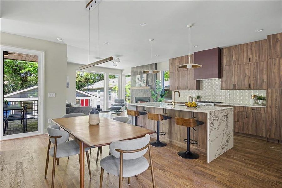 Furnished interior view inside a new home in , Atlanta (Image 19).