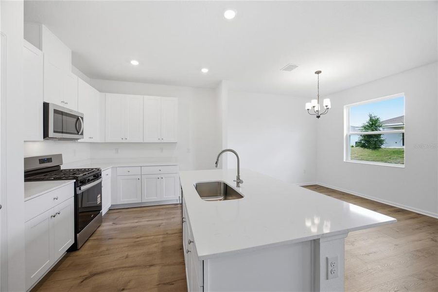 Furnished interior view inside a new home in , Okahumpka (Image 11). Furnished interior view inside a new home in , Okahumpka (Image 11).