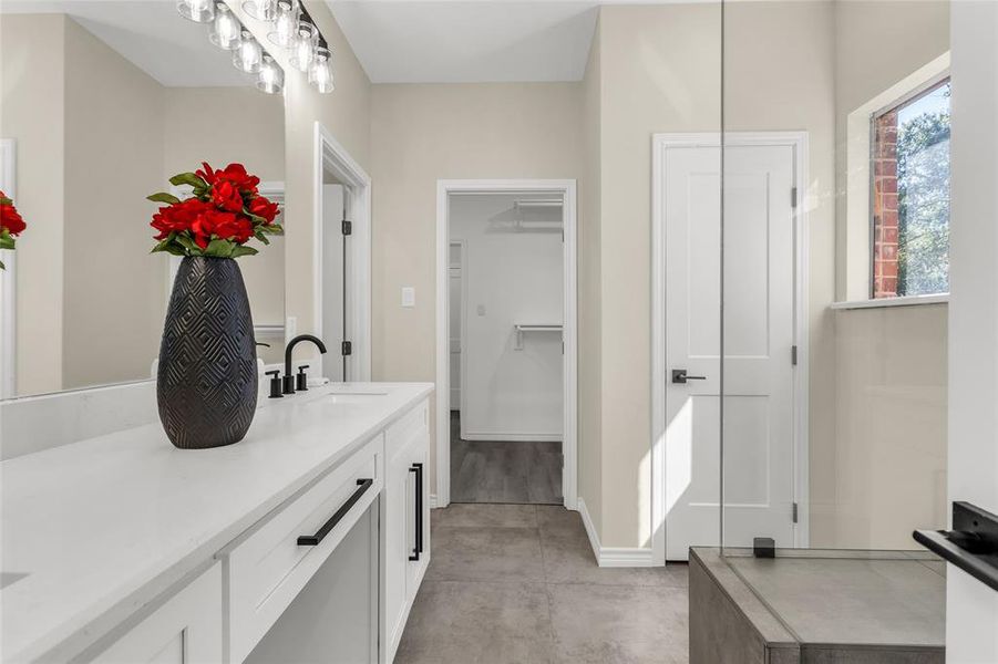 Furnished interior view inside a new home in , Gun Barrel City (Image 9).