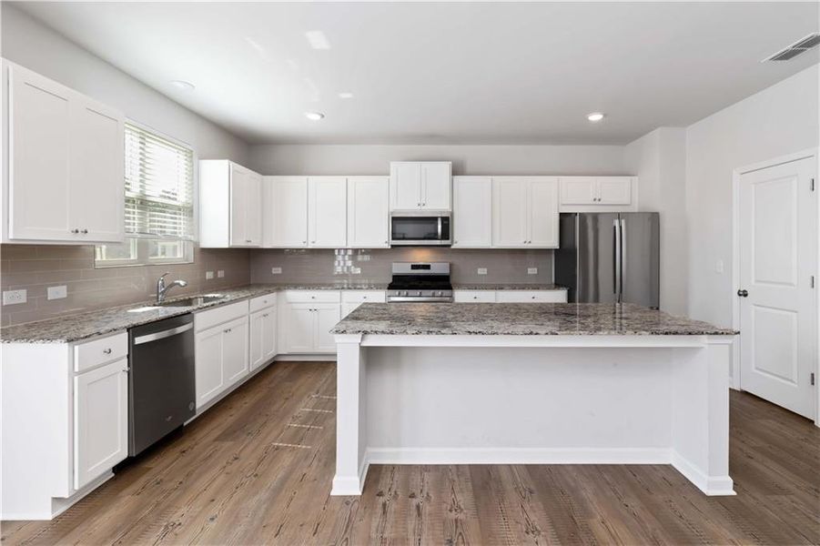 Furnished interior view inside a new home in , Atlanta (Image 12).