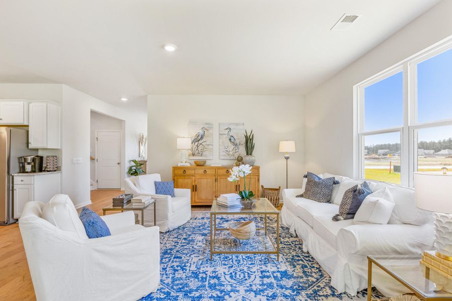 Furnished interior view inside a new home in Rivers Reach, Yemassee (Image 3).
