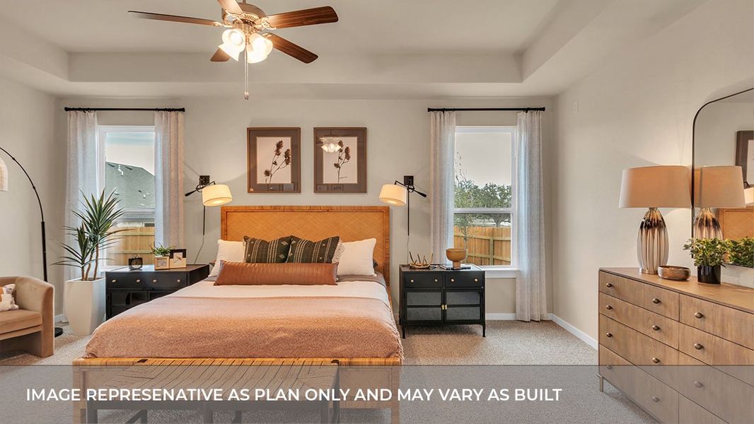 Furnished interior view inside a new home in Rosenbusch Ranch, Leander (Image 30). Furnished interior view inside a new home in Rosenbusch Ranch, Leander (Image 30).