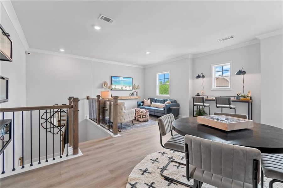Furnished interior view inside a new home in Fowler Farms, Auburn (Image 12).
