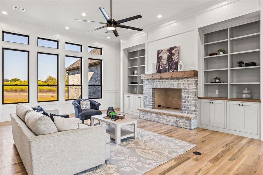 Furnished interior view inside a new home in , Aledo (Image 34).