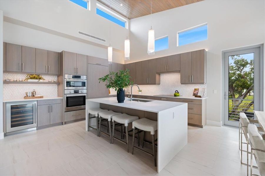 Furnished interior view inside a new home in , Longboat Key (Image 50).