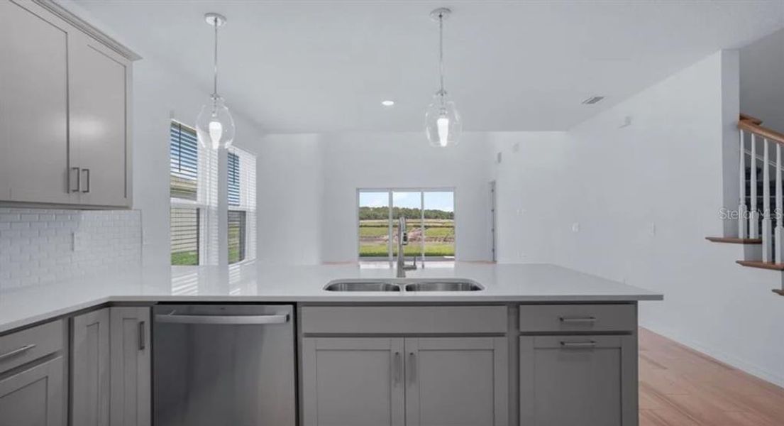 Furnished interior view inside a new home in Westview, Kissimmee (Image 6).