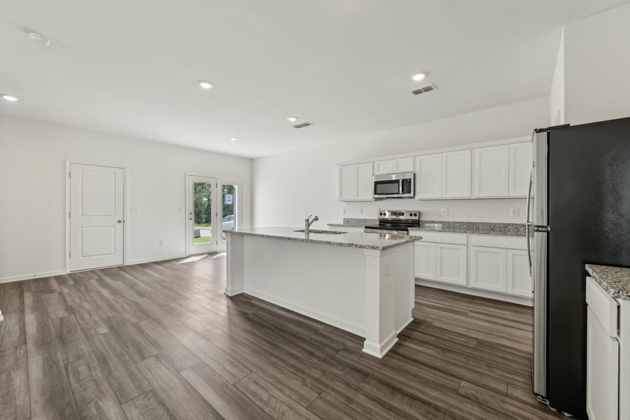 Furnished interior in a model home at Brookshire at Legacy Hills in Celina (Image 23).