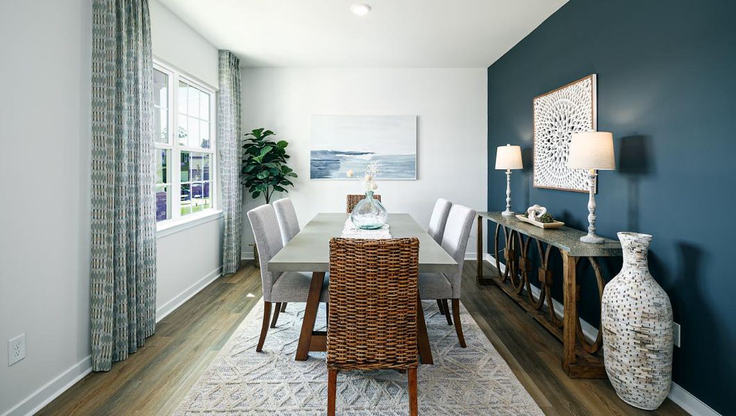 Furnished interior view inside a new home in Brandon Creek, Gastonia (Image 7).
