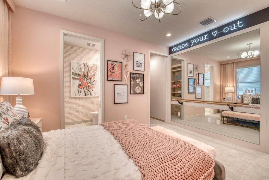 Furnished interior view inside a new home in Apex at Avenir, Palm Beach Gardens (Image 10).