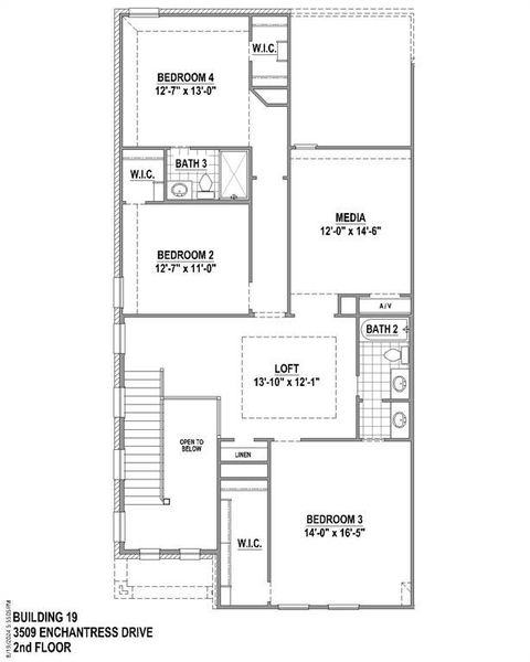 2nd Level Floor Plan