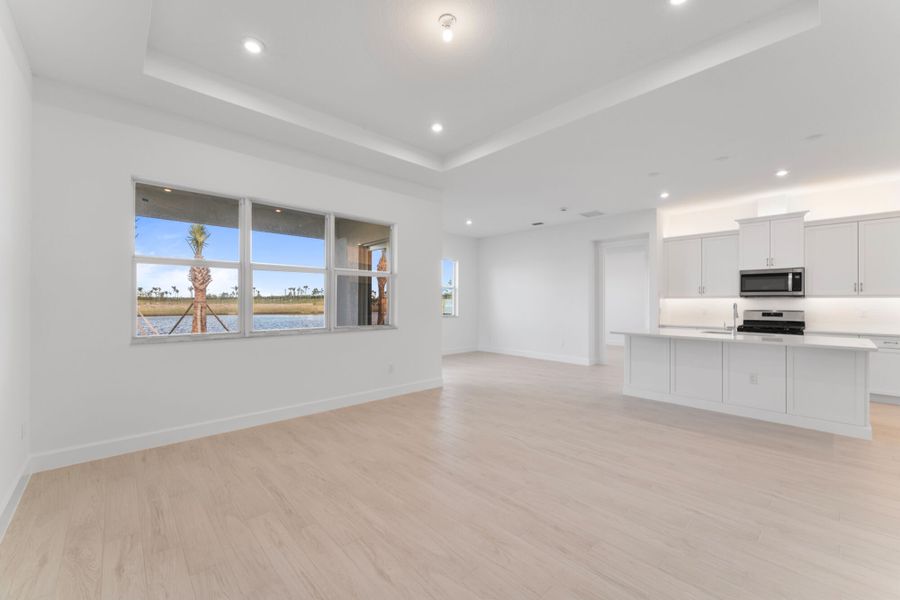Representative unfurnished interior of a home built from the Rosewood by Mattamy Homes in Tradition, Port St. Lucie (Image 12).