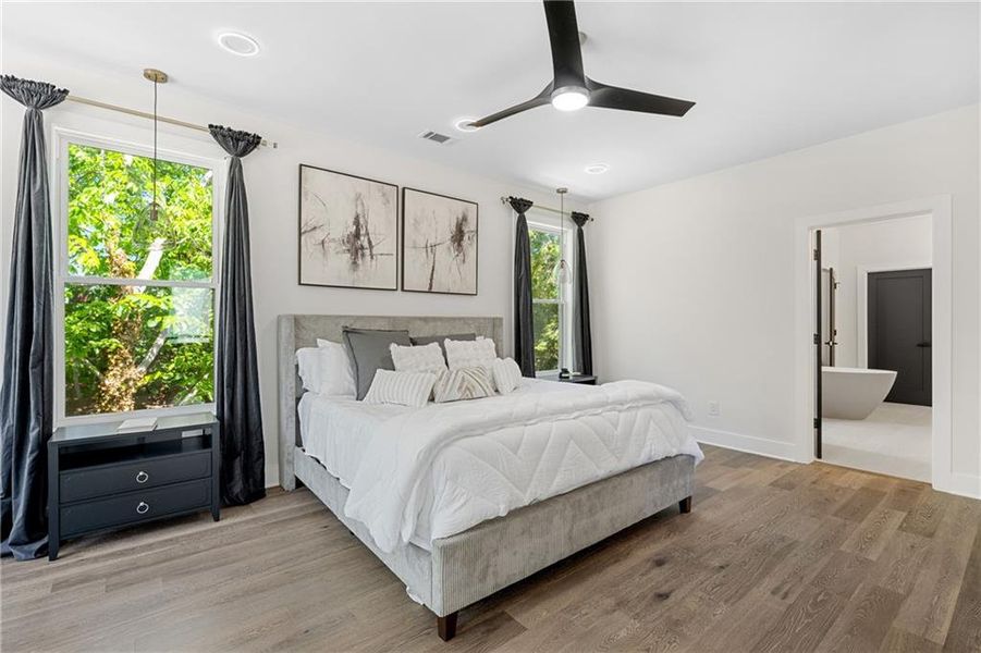 Furnished interior view inside a new home in , Atlanta (Image 32).