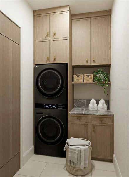 Furnished interior view inside a new home in Lake Sheen Sound, Orlando (Image 22).