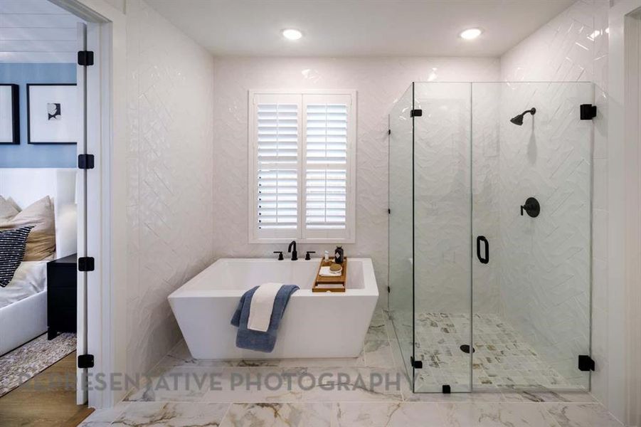 Furnished interior view inside a new home in Sonoma Verde: 60ft. lots, McLendon-Chisholm (Image 21).