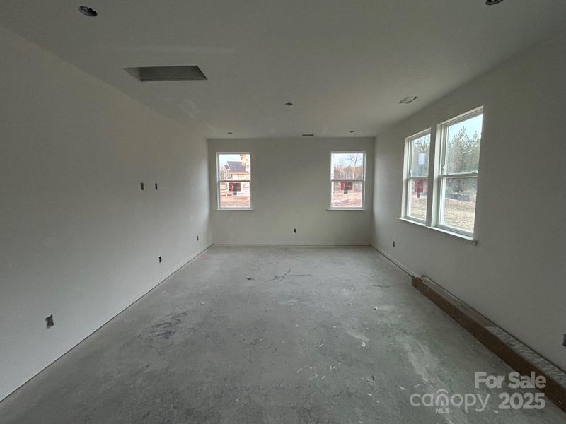 Current stage of living room. Current stage of living room.