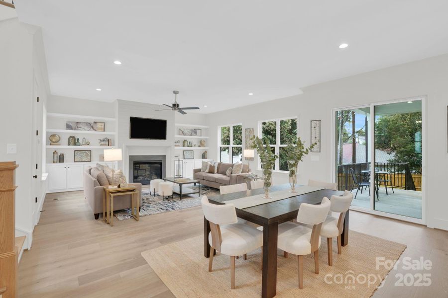 Furnished interior view inside a new home in , Charlotte (Image 28).