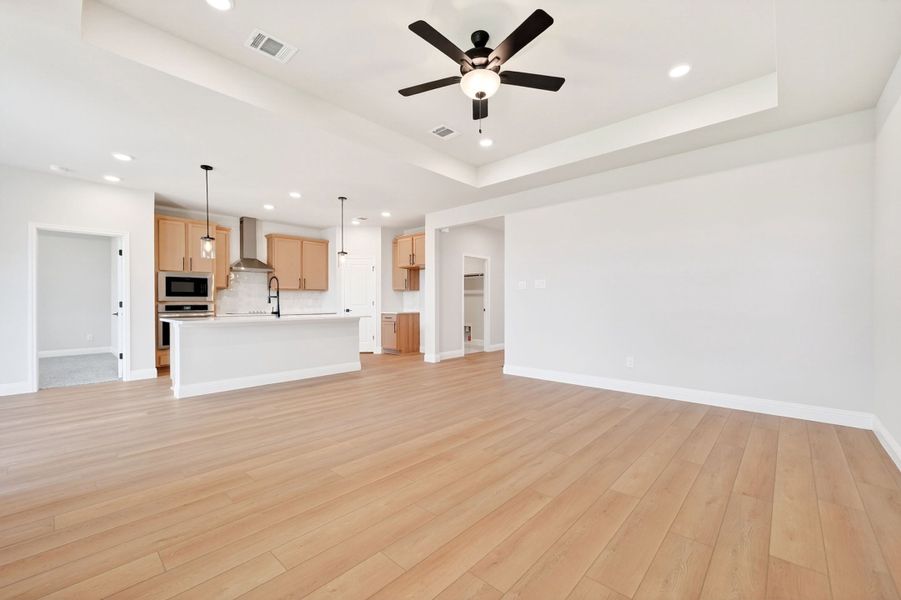 Representative unfurnished interior of a home built from the The Holly M by Davidson Homes LLC in Mercer Meadows, Royse City (Image 20).
