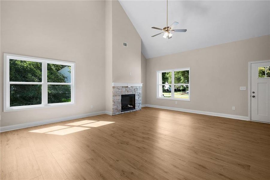 Spacious, unfurnished interior of a new home in , Calhoun (Image 15).