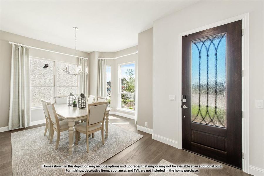 Furnished interior view inside a new home in Eagle Glen, Alvarado (Image 3).