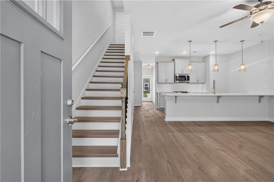 Spacious, unfurnished interior of a new home in The Cottages at East Lanier, Fayetteville (Image 10).