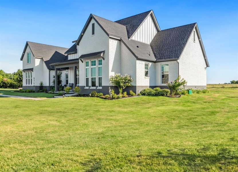 Front exterior of a new home in , Leonard, TX, highlighting curb appeal (Image 20).