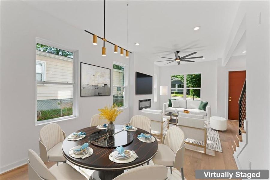 Furnished interior view inside a new home in , East Point (Image 5). Furnished interior view inside a new home in , East Point (Image 5).